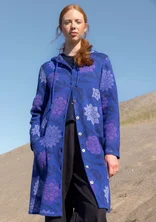 “Pink Moon” wool/organic cotton long cardigan - lupin