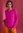 “Ylva” organic cotton/elastane jersey top - cerise