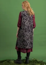 Robe "Wildwood" en tissu de coton biologique/lin - noir