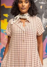 “Juliette” woven dress in viscose - light peach