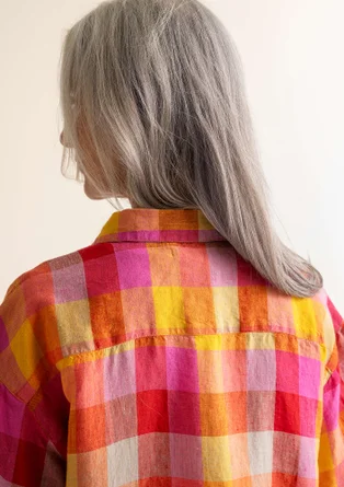 “Seraj” linen blouse - multicoloured