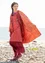 “Kavita” organic cotton reversible coat (henna M)