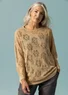 Pointelle sweater in linen/recycled linen (oatmeal S)