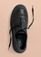 Sneakers en cuir nappa (noir 36)