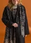 Wool-blend coat (black XL)