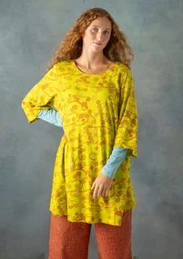 “Iron" organic cotton/modal jersey tunic - lime green