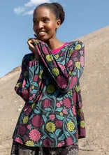 “Pink Moon” lyocell/elastane top - black