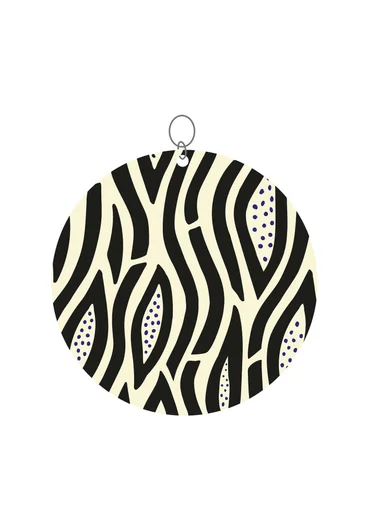 Pendentif "Botswana" en bois - vanille