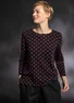 “Sigrid” top in organic cotton/lyocell (black S)