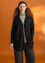 Felted organic wool blazer (black XL)