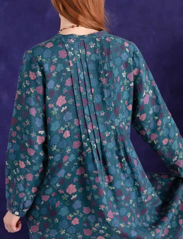 Kleid „Linnea“ aus Hanfgewebe - indigoblau