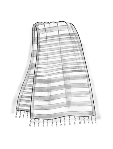 “Ella” linen shawl - dark indigo