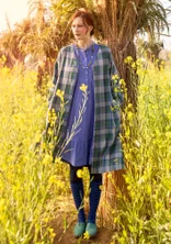 “Skagen” woven dress in organic cotton - sea green