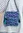 “Billie” shoulder bag in organic cotton - sky blue