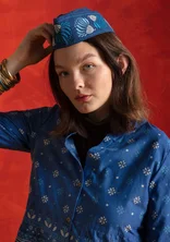 Hatt "Banaras" i ekologisk bomull - indigoblå