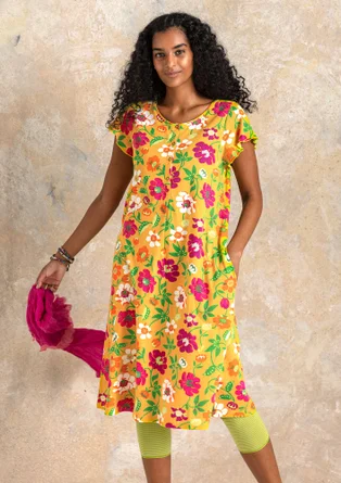 Robe "Peony" en coton biologique/modal - ananas