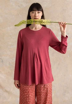 Viscose/elastane jersey tunic - fig