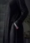 “Satsuma” jersey dress in linen (black S)