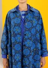 “Cress” organic cotton coat - bright blue