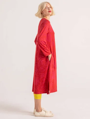 Robe "Contour" en jersey de lyocell/élasthanne - rouge perroquet