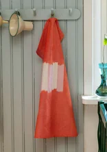 “Ira” kitchen towel in organic cotton - chilli