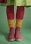 Elastic-sided boots made of nubuck (burgundy 38)