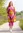 Gebreide jurk "Cape" van biologisch katoen - lijsterbes