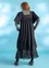 Tricot jurk van katoen/modal (zwart S)