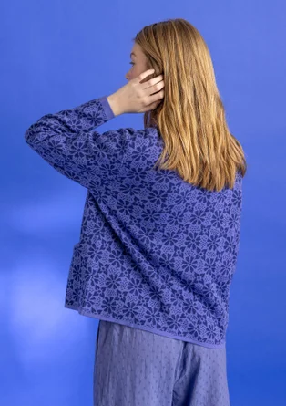 “Freja” organic/recycled cotton cardigan - sky blue