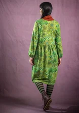 “Ada” patterned dress in organic cotton/modal - salvia