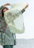 “Kamala” cotton/silk shawl (hopper One Size)