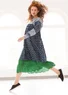 Woven organic cotton underskirt (basil S)