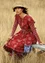 Robe "Mallika" en coton biologique (cranberry M)