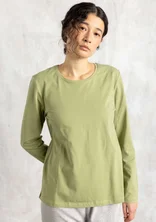 “Mona” jersey top in organic cotton/spandex - thyme