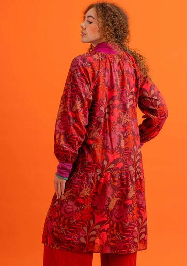 “Meadow” dress in woven organic/recycled cotton -