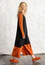 Jersey dress in lyocell/spandex - black