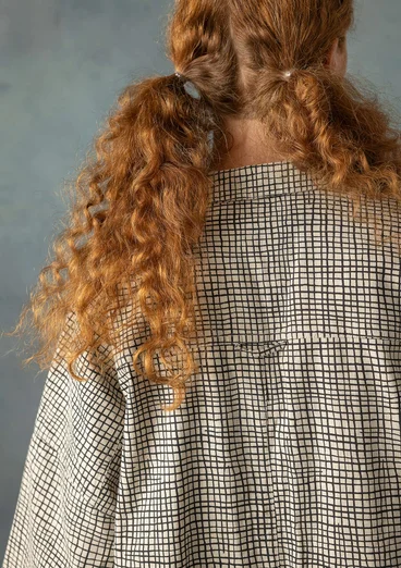 “Pavement” woven cotton shirt tunic - natural