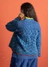 Strickjacke „Viktoria“ aus Baumwolle/Lammwolle (indigo S)