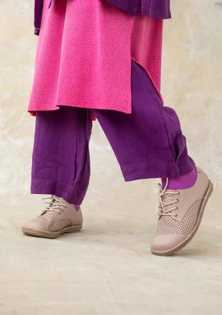 Schuhe aus Nappaleder - rosa sand