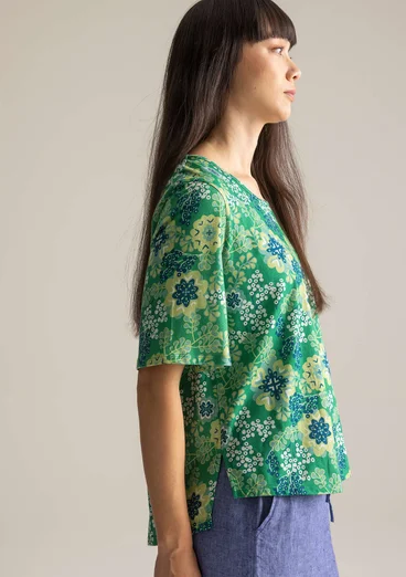 “Yasmina” organic cotton top - malachite