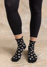 “Tindra” organic cotton sock - black