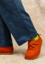 Walking shoes in nubuck - chilli