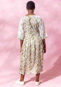 Robe "Malli" en coton biologique tissé - menthe