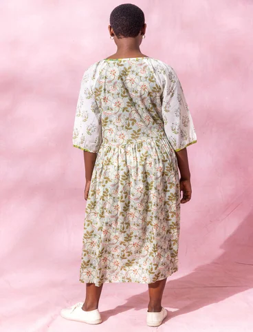 Kleid „Malli“ aus Bio-Baumwollgewebe - minze