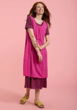 Woven dress in organic cotton/modal - hibiskus