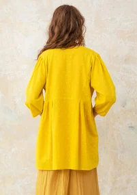 Woven organic cotton smock blouse - pineapple