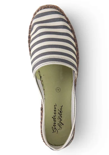 Espadrilles en coton - noir