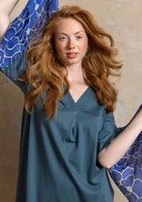 “Theia” linen scarf - lupin