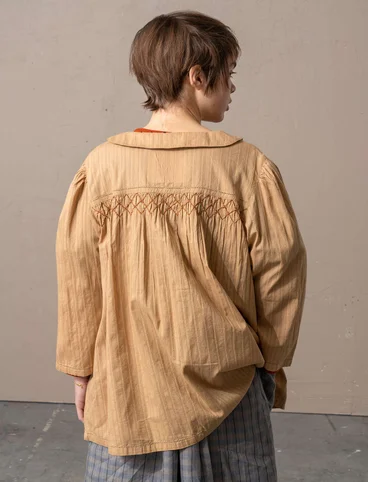 Bluse „Fille“ aus Öko-Baumwolle - roggen