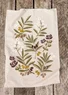 “Olives” organic cotton tea towel (natural One Size)